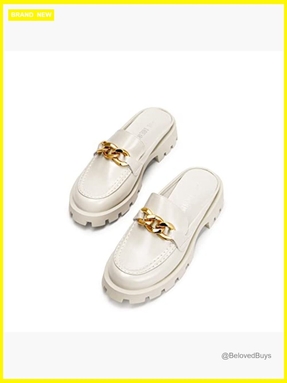 Platform Mules Chunky Slides Slippers Loafers Slip On Comfort Thick Flat - Picture 6 of 7